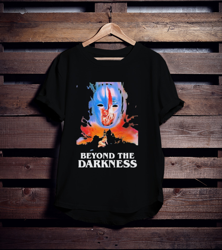 Beyond The Darkness Surreal Mask And Crimson T-Shirt