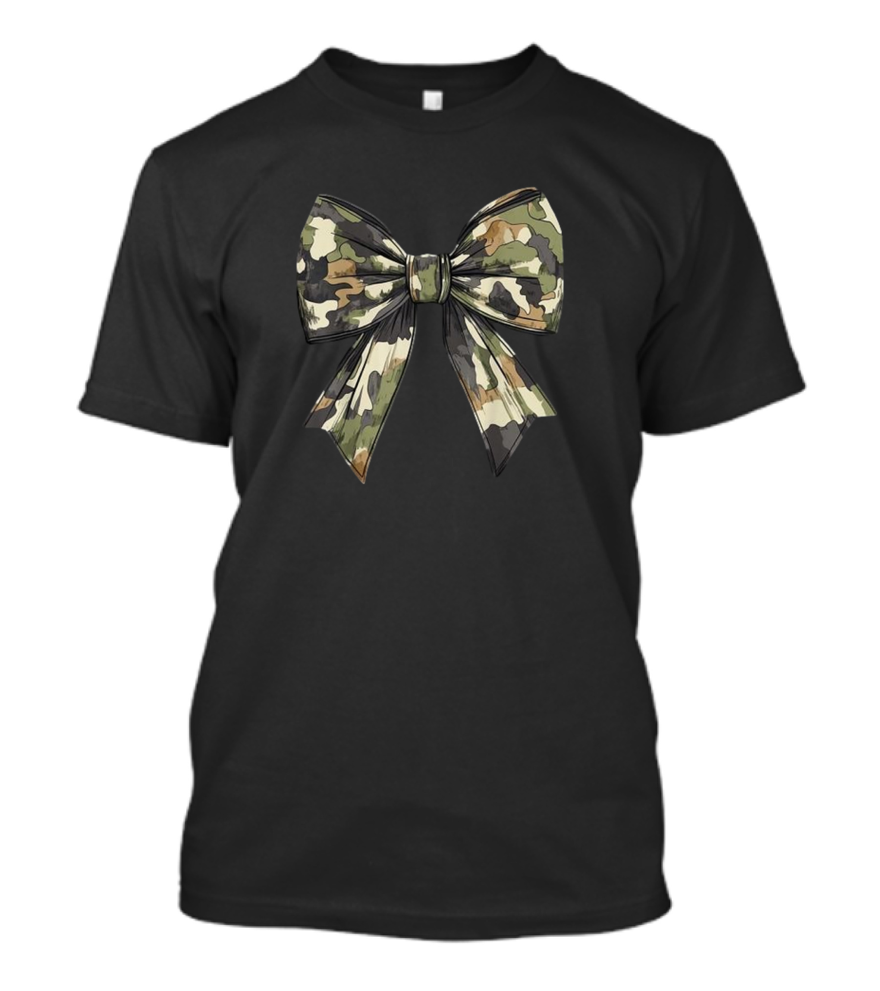 Camouflage Camo Coquette Bow Hunting Old T-Shirt