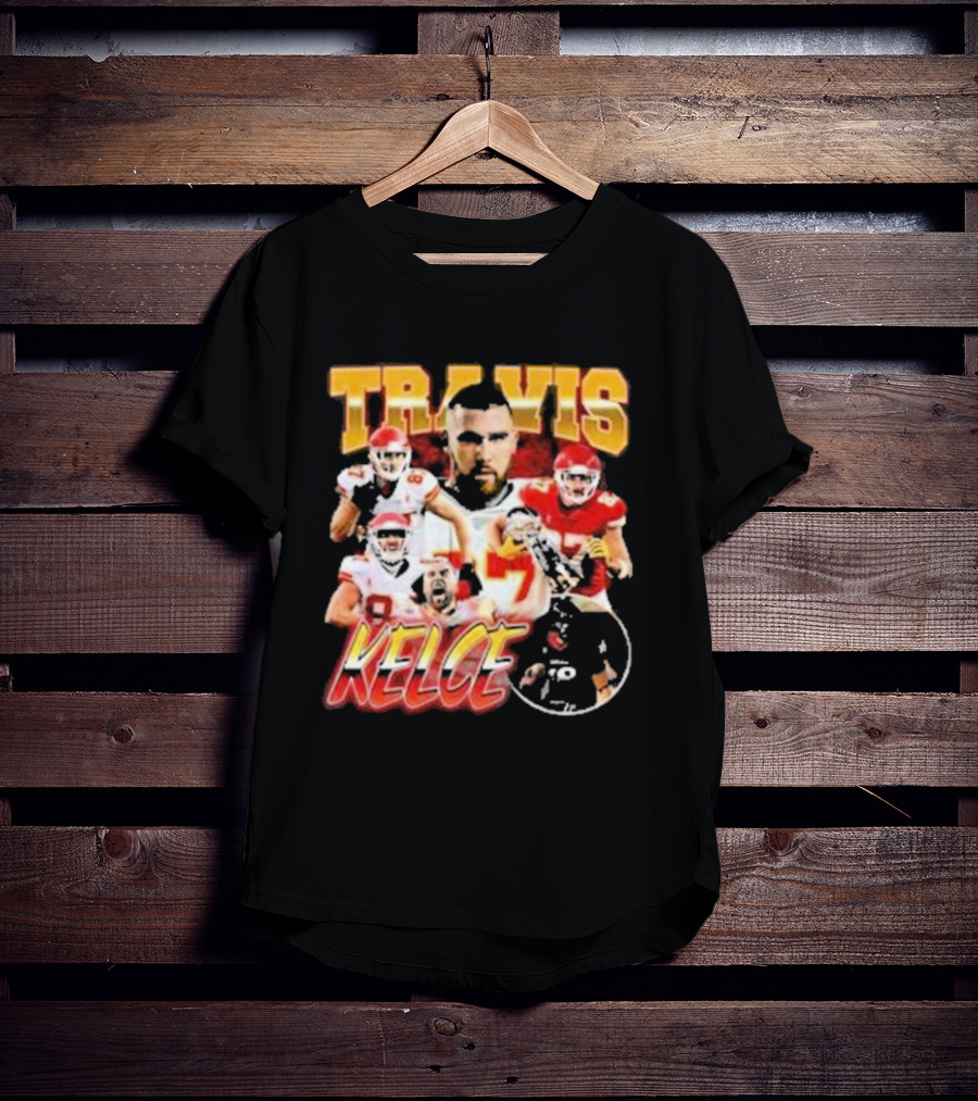 Travis Kelce Chiefs Players Collage T-Shirt