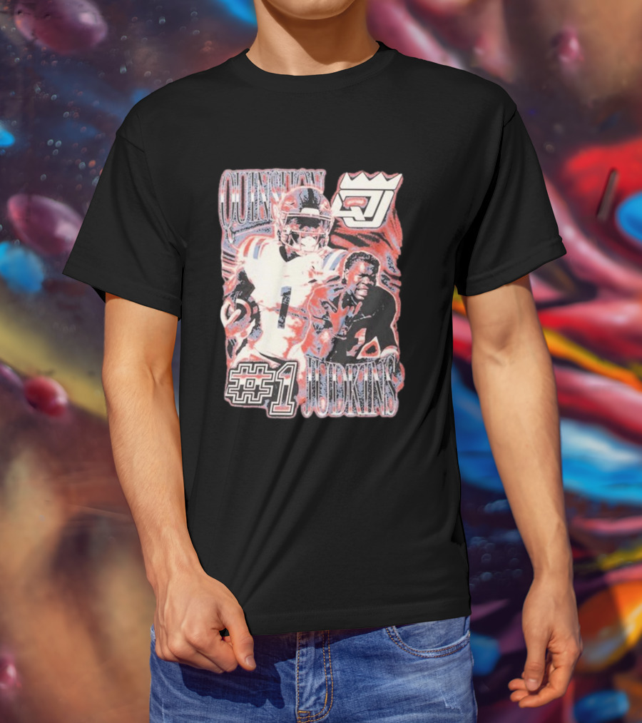 Quinshon Judkins #1 Football RJ T-Shirt