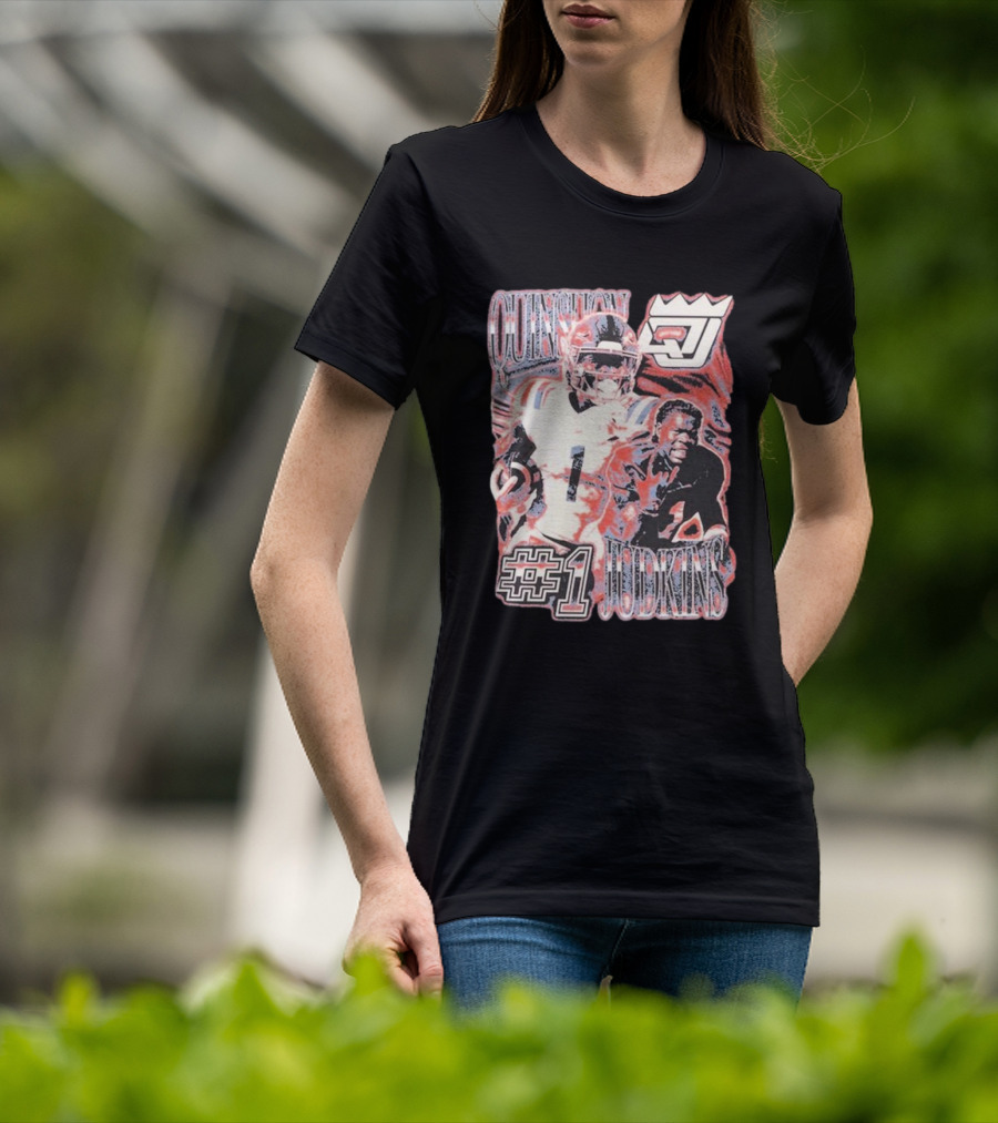 Quinshon Judkins #1 Football RJ T-Shirt
