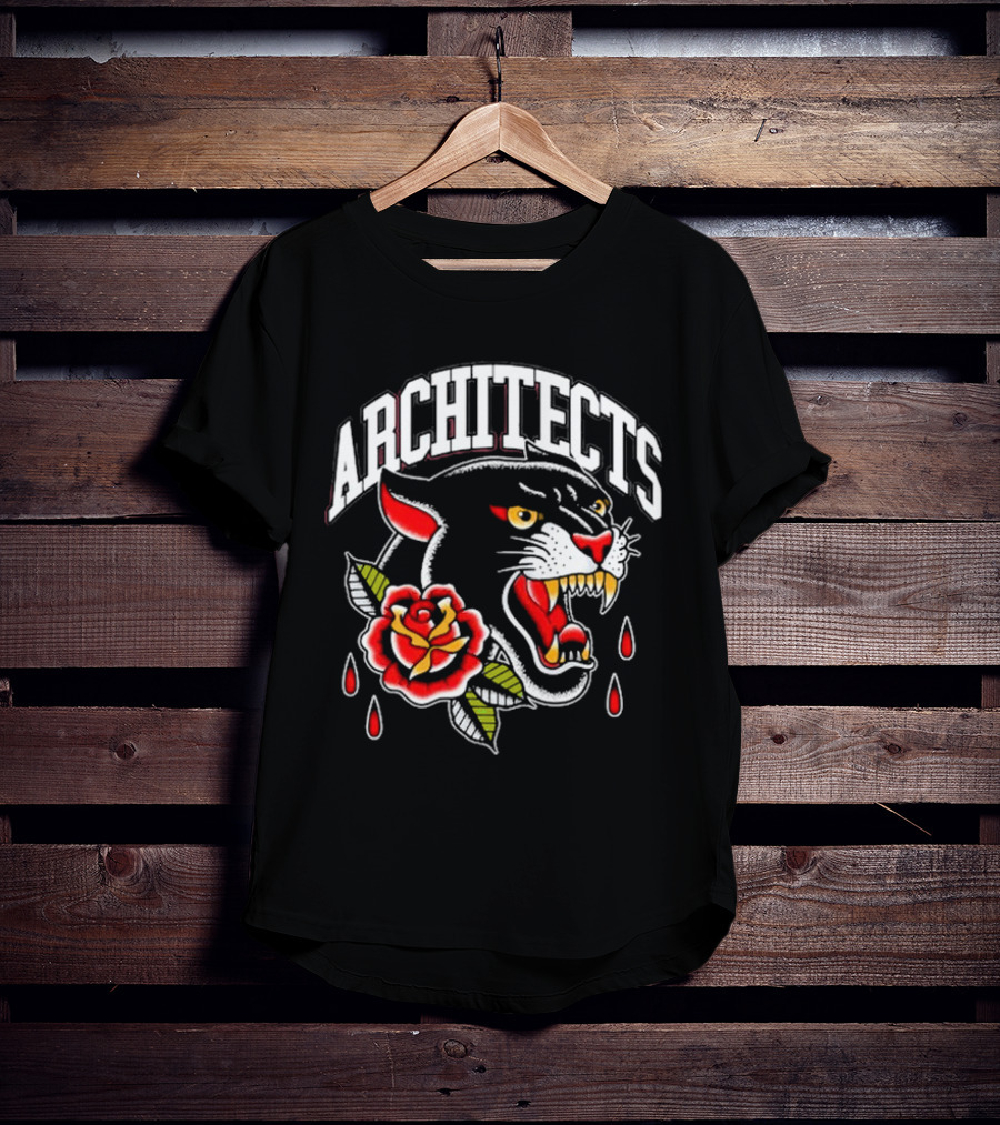 ARCHITECTS Panther Tattoo Black T-Shirt