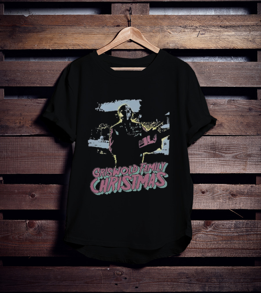 Griswold Family Christmas With Jason Voorhees Holiday Mashup T-Shirt