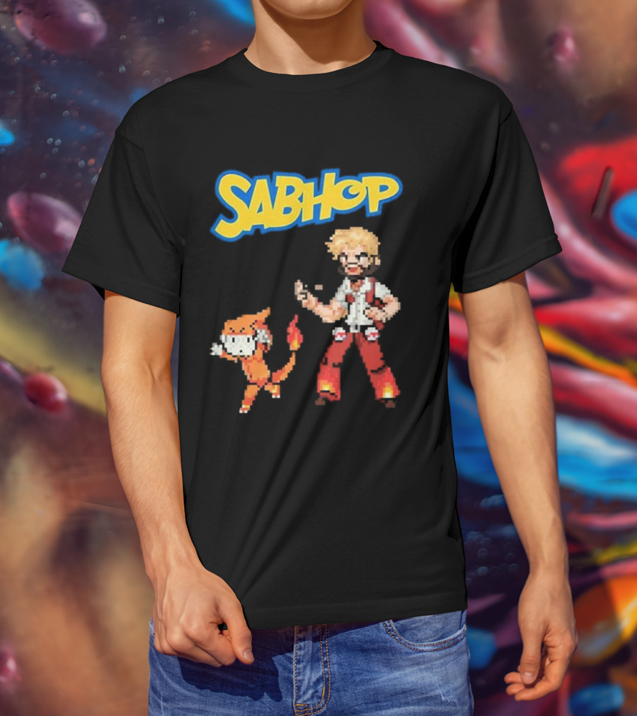 Sabino Sabhop Maestro Pokemon Charmeleon Retro Gaming T-Shirt