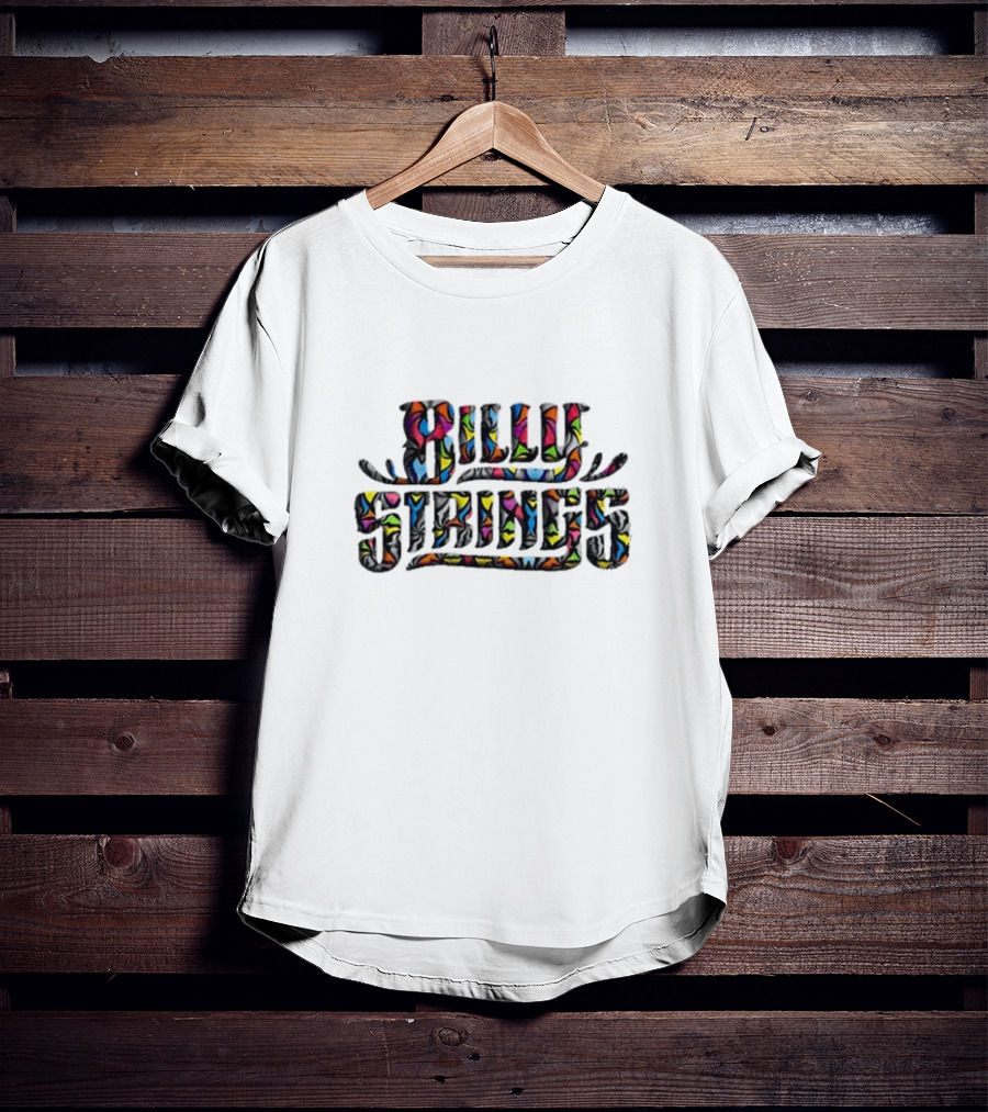 Billy Strings Vibrant Patterned T-Shirt