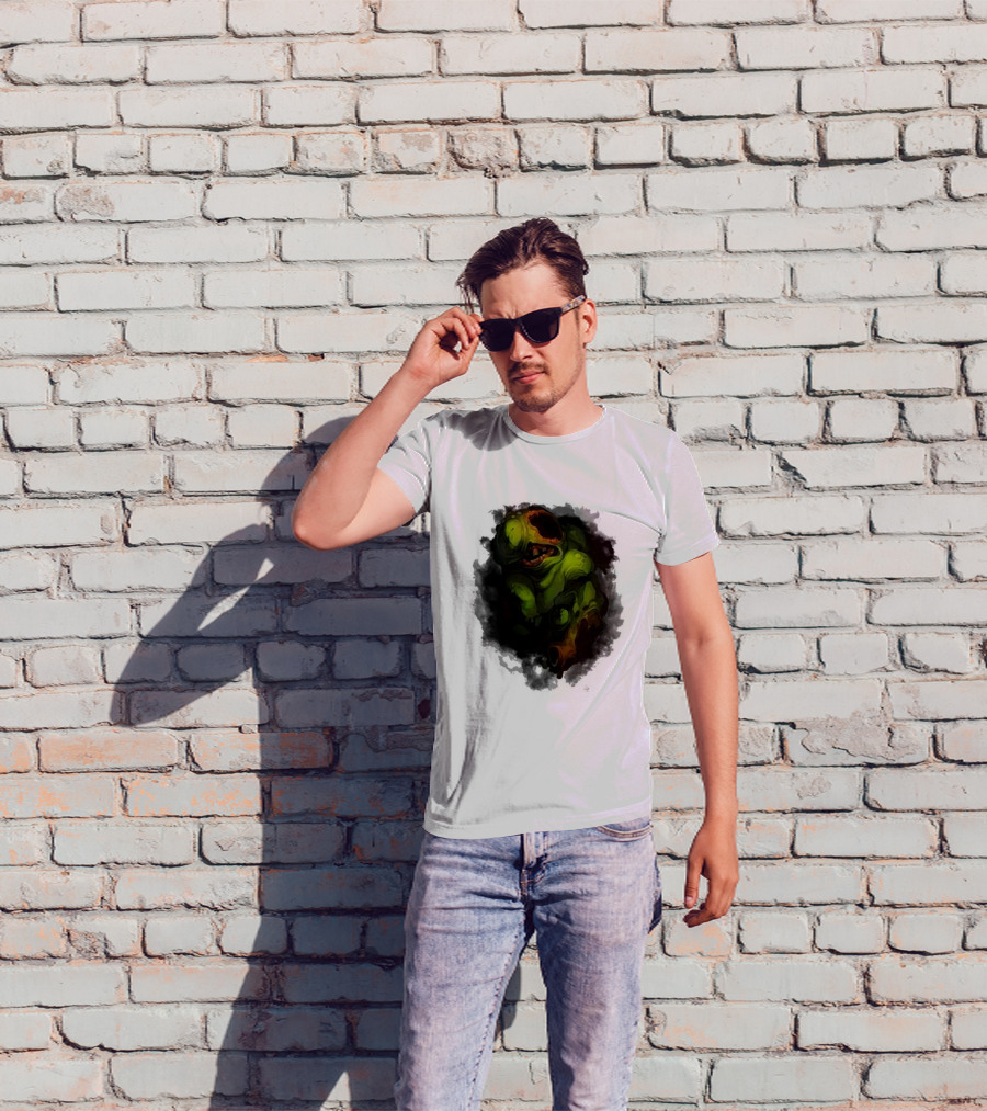 Binding Of Isaac Four Souls Pestilence Creepy Green Monster Card T-Shirt