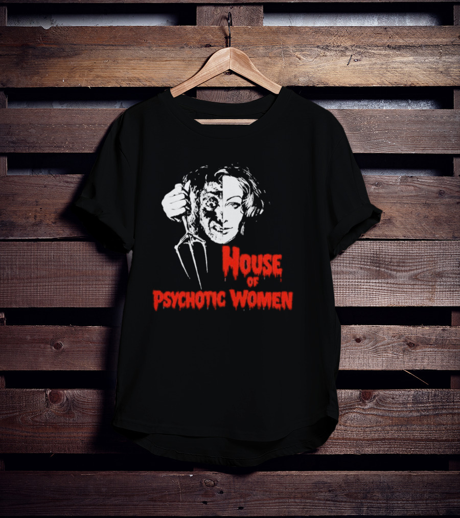 House Of Psychotic Women Vintage Horror T-Shirt
