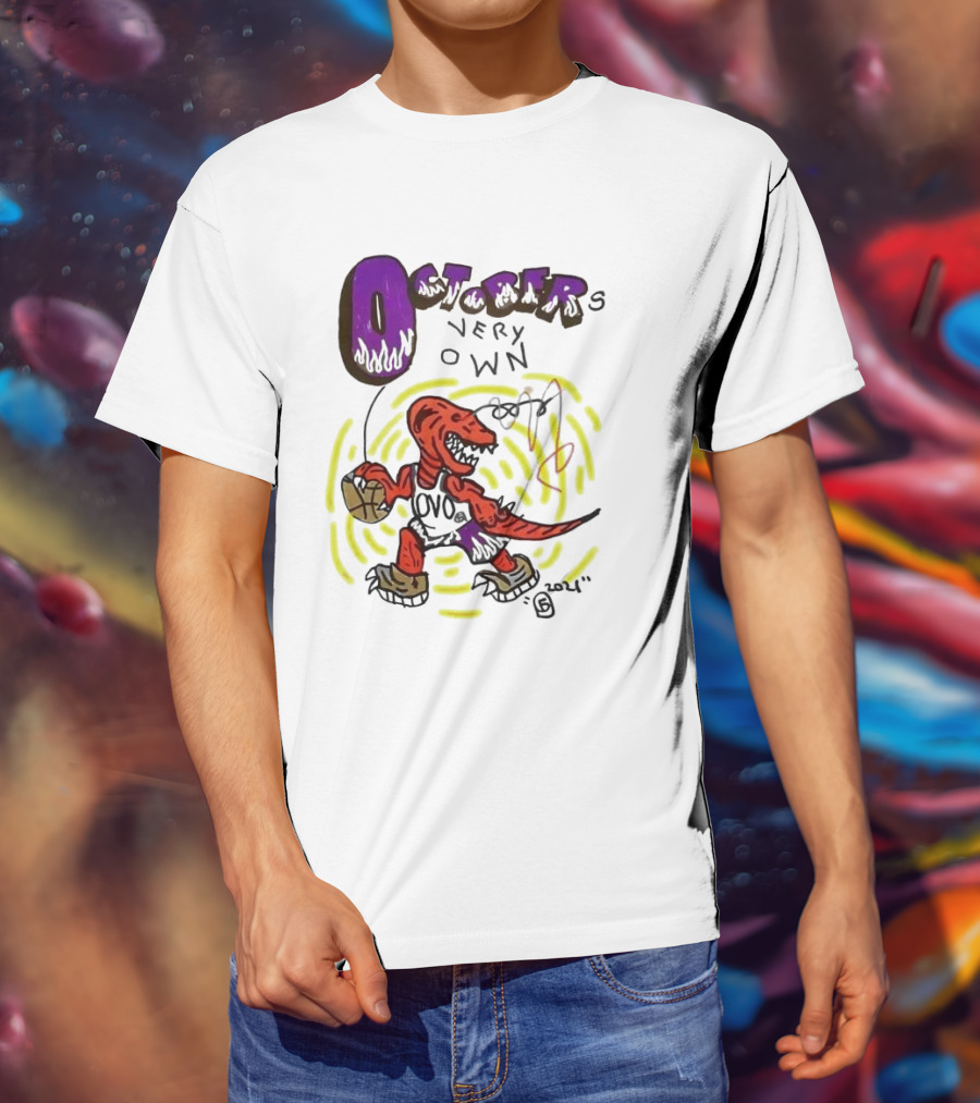 OCTOBER VERY OWN OVO Basketball Dinosaur T-Shirt