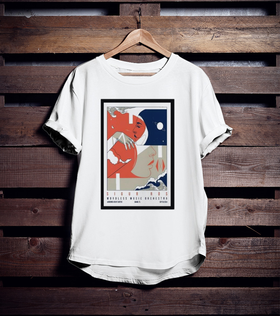 Sigur Ros Wordless Music Orchestra Adrienne Arsht Center Miami FL Sep 30 T-Shirt