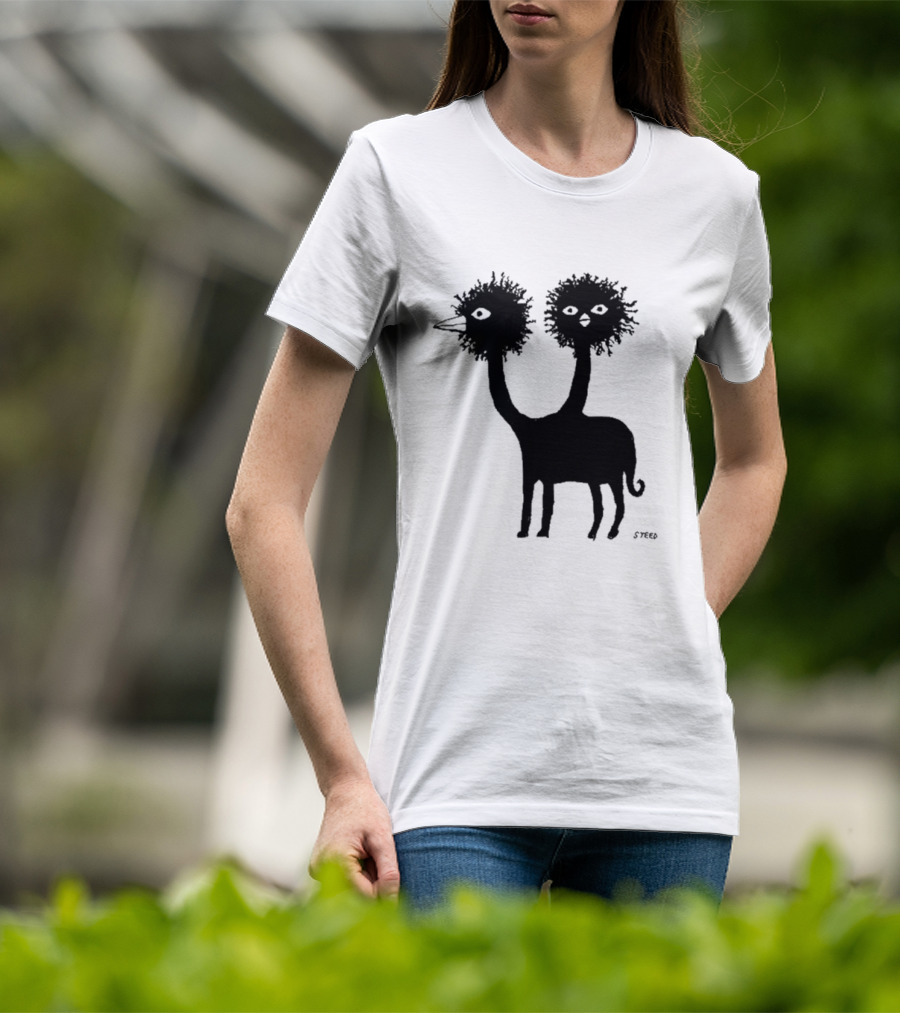The New Yorker Ed Steed’s Two-Headed Fantasy Creature T-Shirt