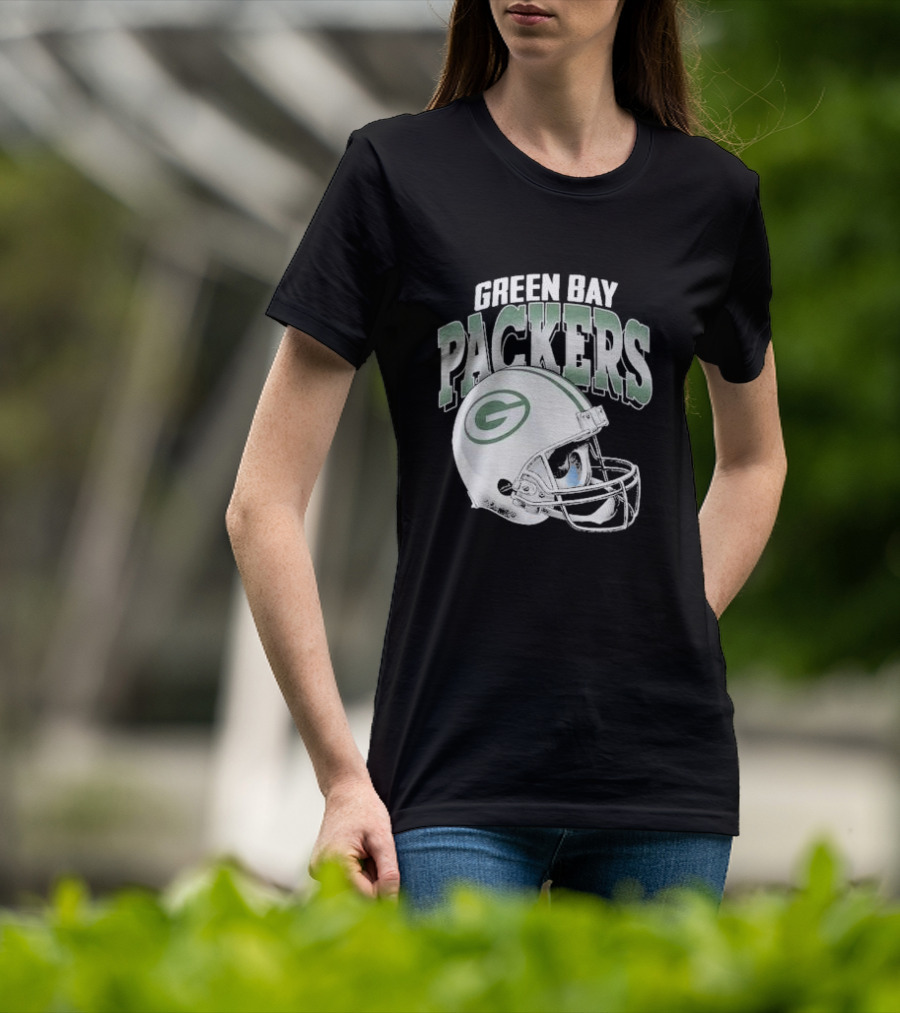 Green Bay Packers Classic Helmet Gradient T-Shirt
