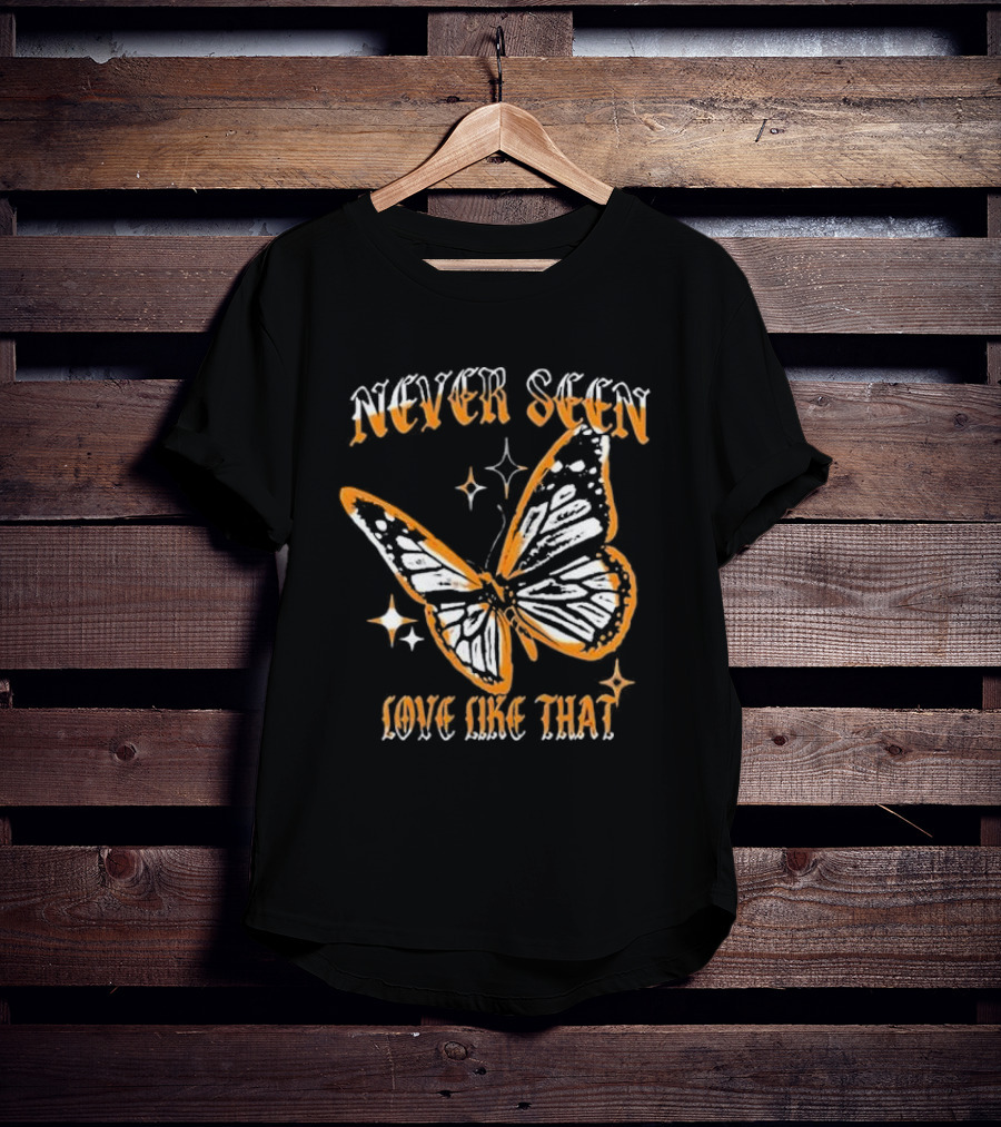 Jon Keith Never Seen Love Like That Butterfly T-Shirt
