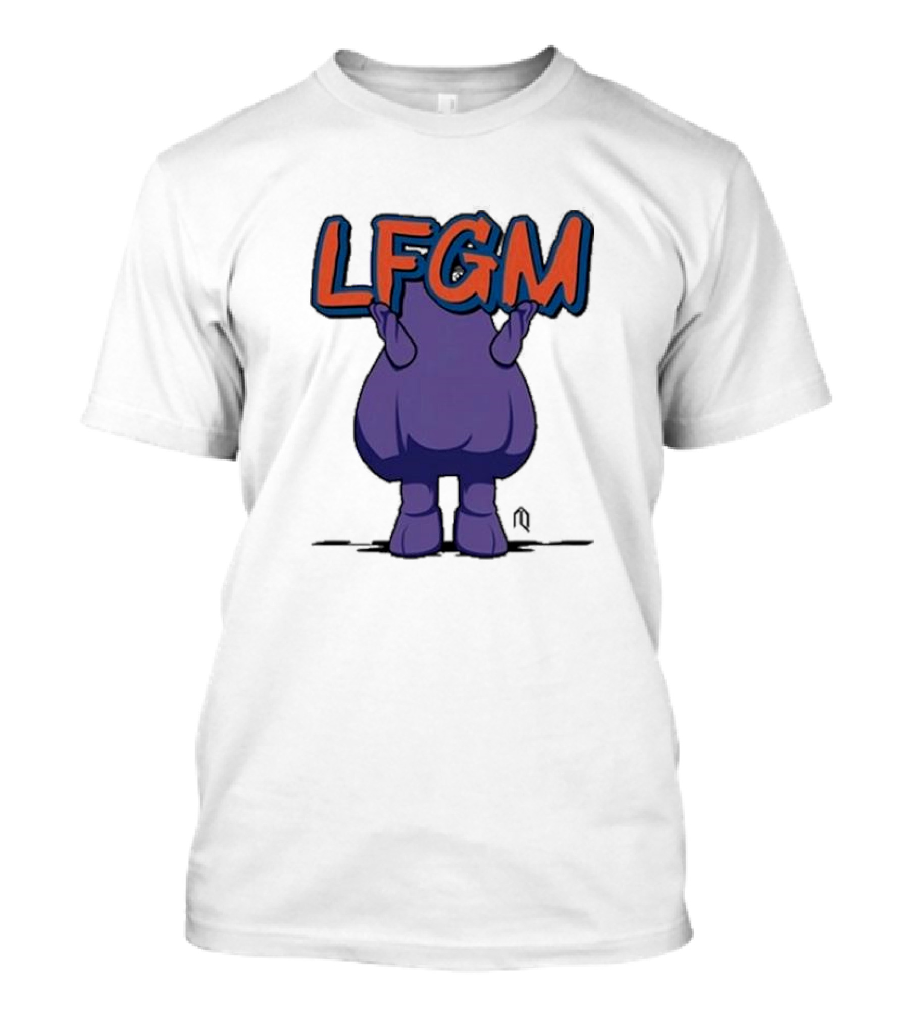 Athlete Logos LFGM Grimace Character T-Shirt