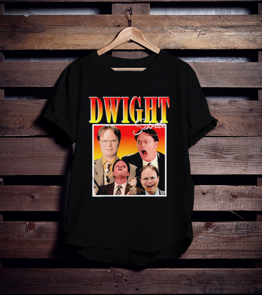 DWIGHT Schrute Michael Scott Iconic Moments Collage T-Shirt