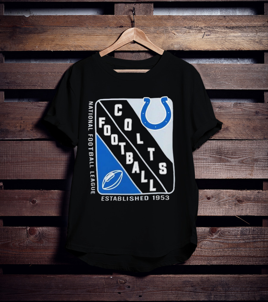 NATIONAL FOOTBALL LEAGUE COLTS FOOTBALL ESTABLISHED 1953 T-Shirt