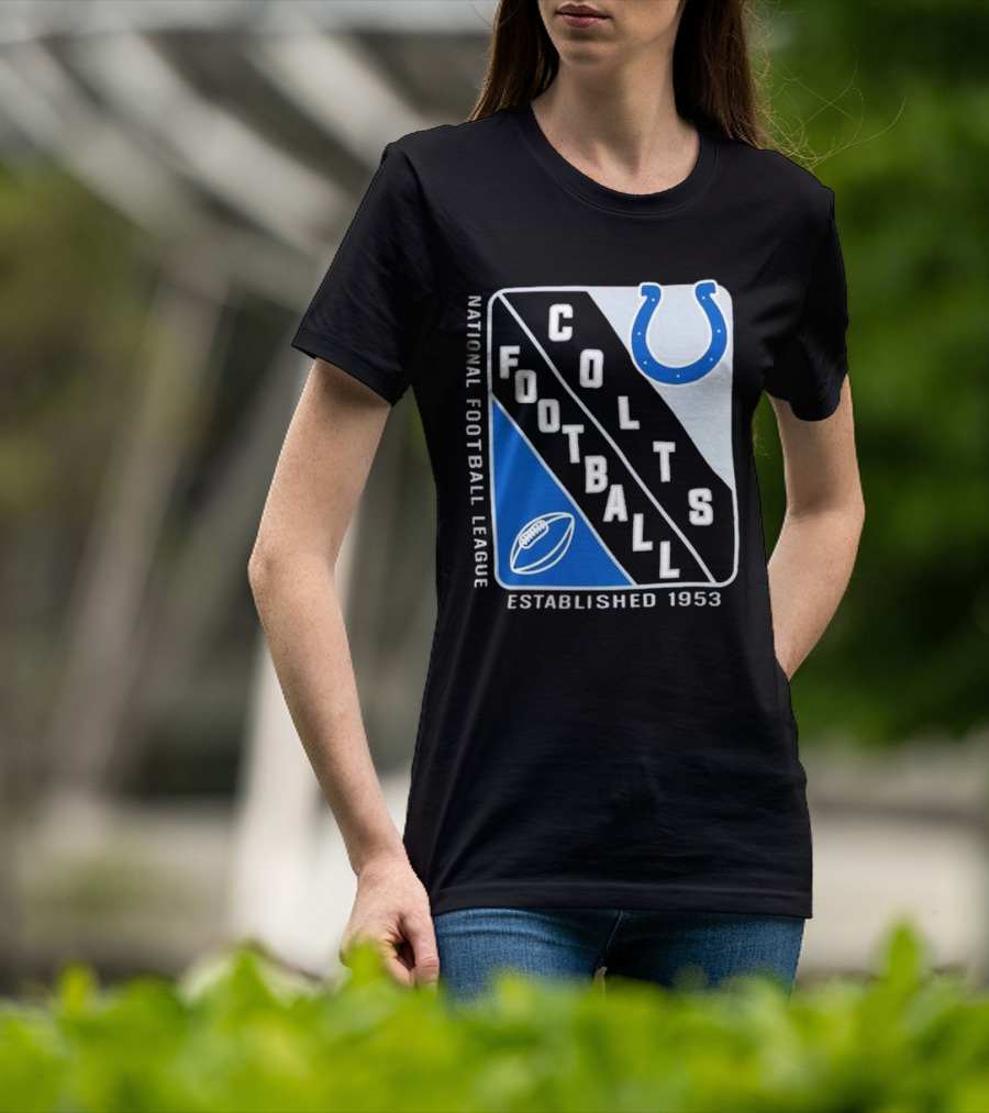 NATIONAL FOOTBALL LEAGUE COLTS FOOTBALL ESTABLISHED 1953 T-Shirt