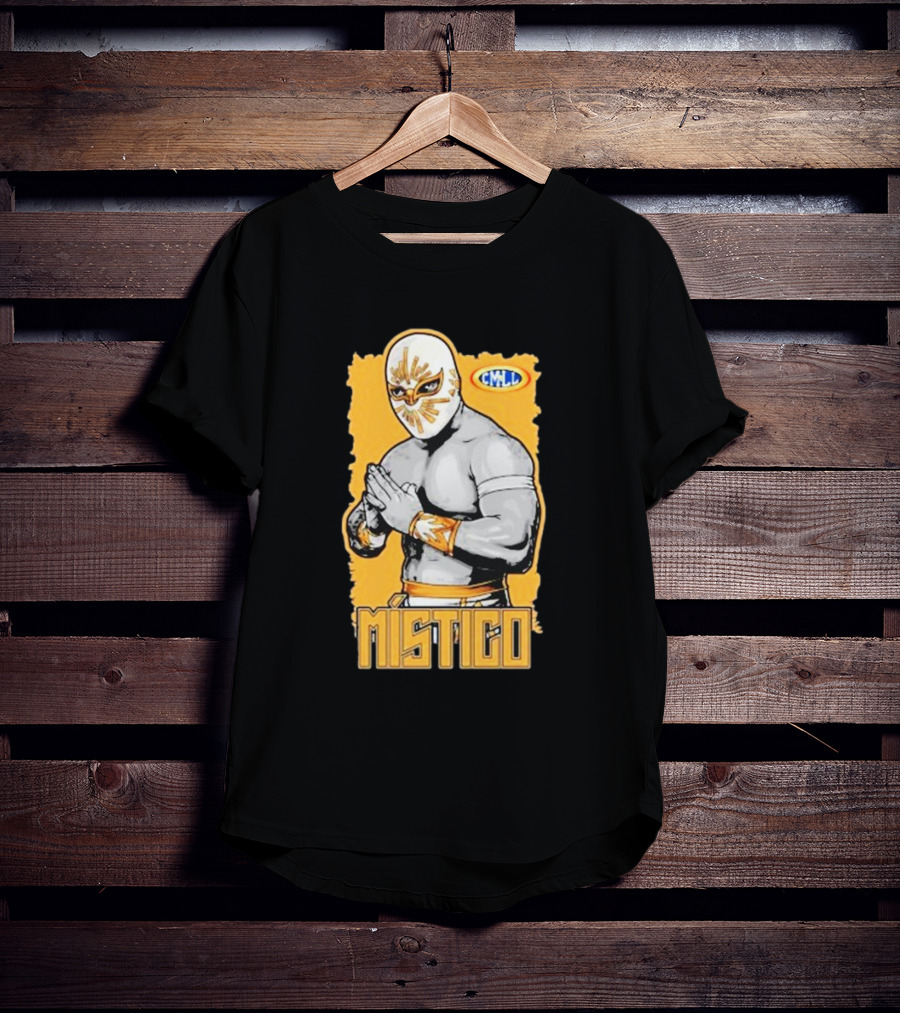 Místico CMLL Rey Plata Y Oro Luchador Masked Wrestler T-Shirt