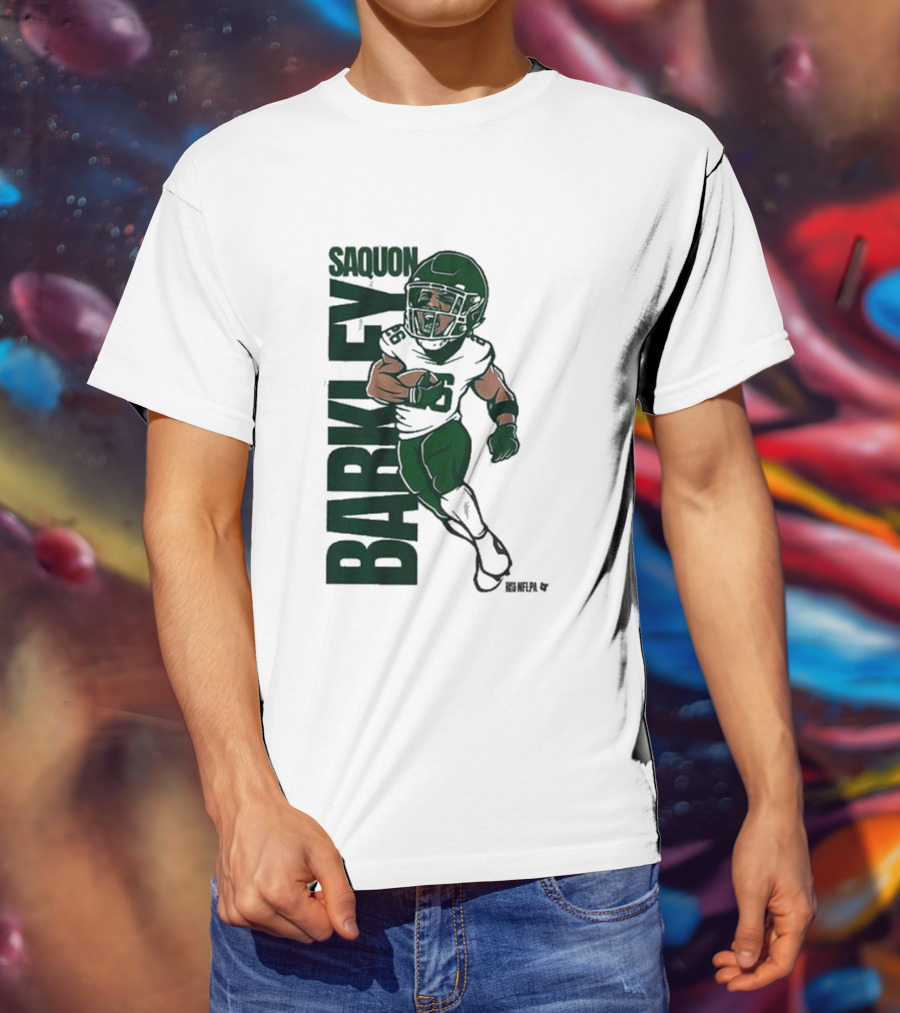 Saquon Barkley NFLPA Superhero Star T-Shirt