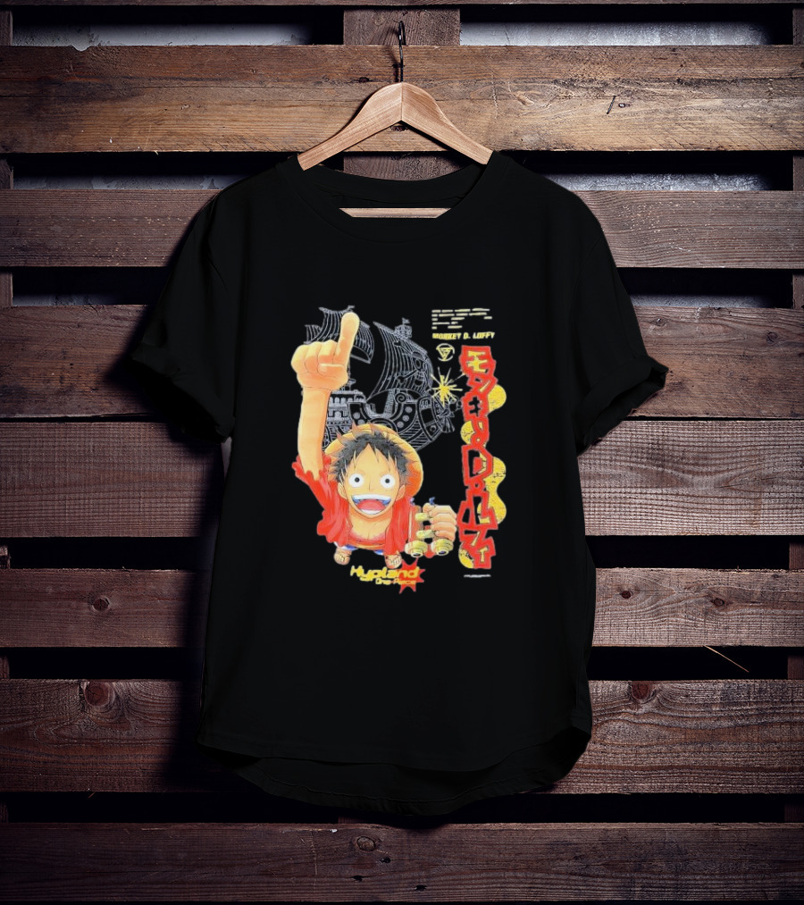Monkey D. Luffy Adventures Defeating Famous Opponents Bounty Over 400000000 Hypland One Piece Ship T-Shirt
