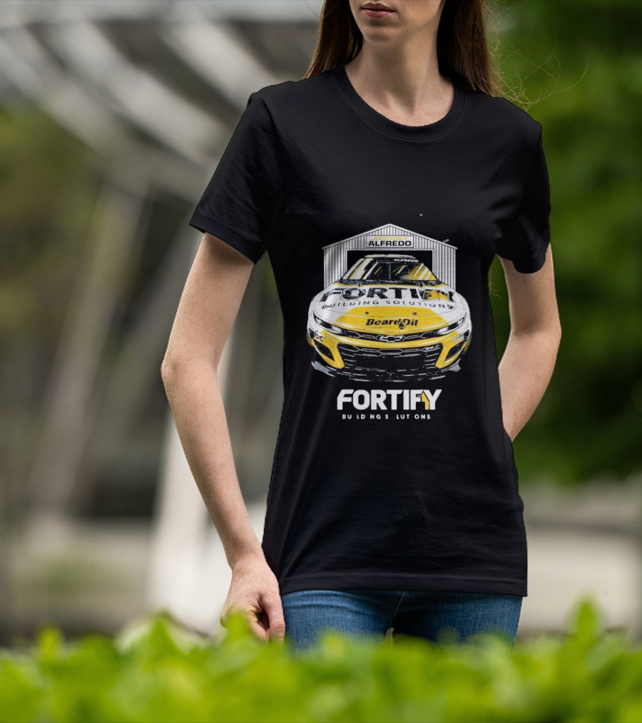 Anthony Alfredo Fortify Building Solutions Beard Oil Racing Car T-Shirt