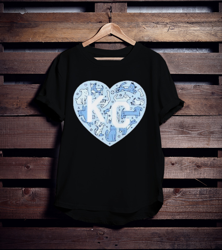 KC Pet Project Heart Cats Dogs Animal T-Shirt