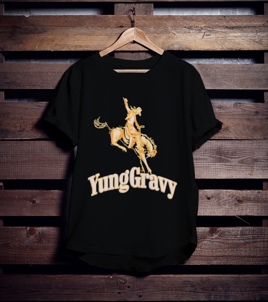 Yung Gravy Cowboy Riding Bull Iconic Western T-Shirt