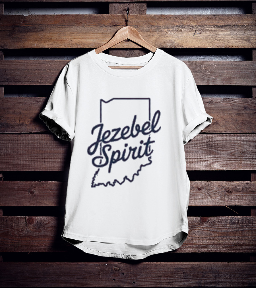Corinne Straight Jezebel Spirit Indiana Outline T-Shirt