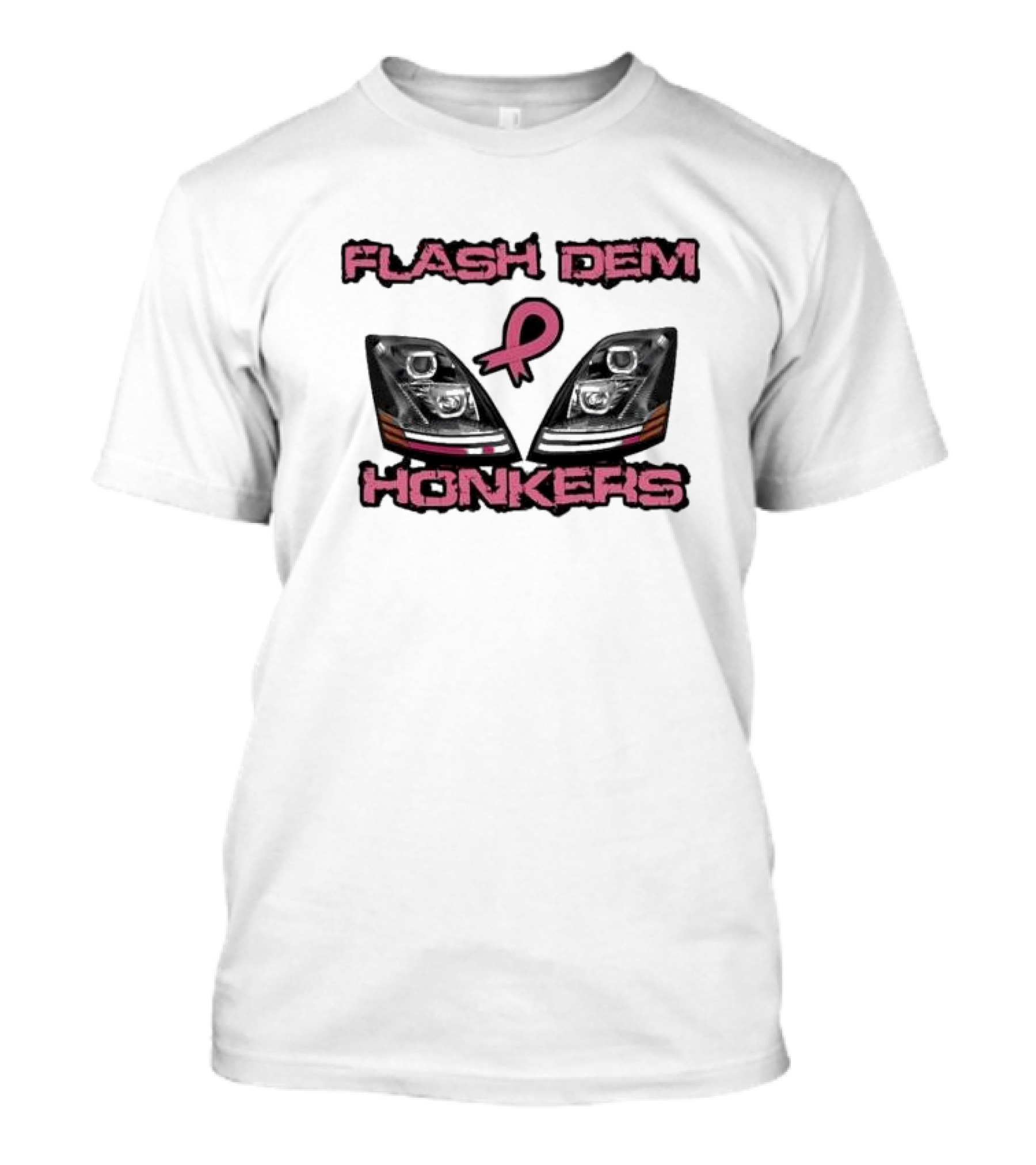 Flash Dem Honkers Awareness Headlights T-Shirt