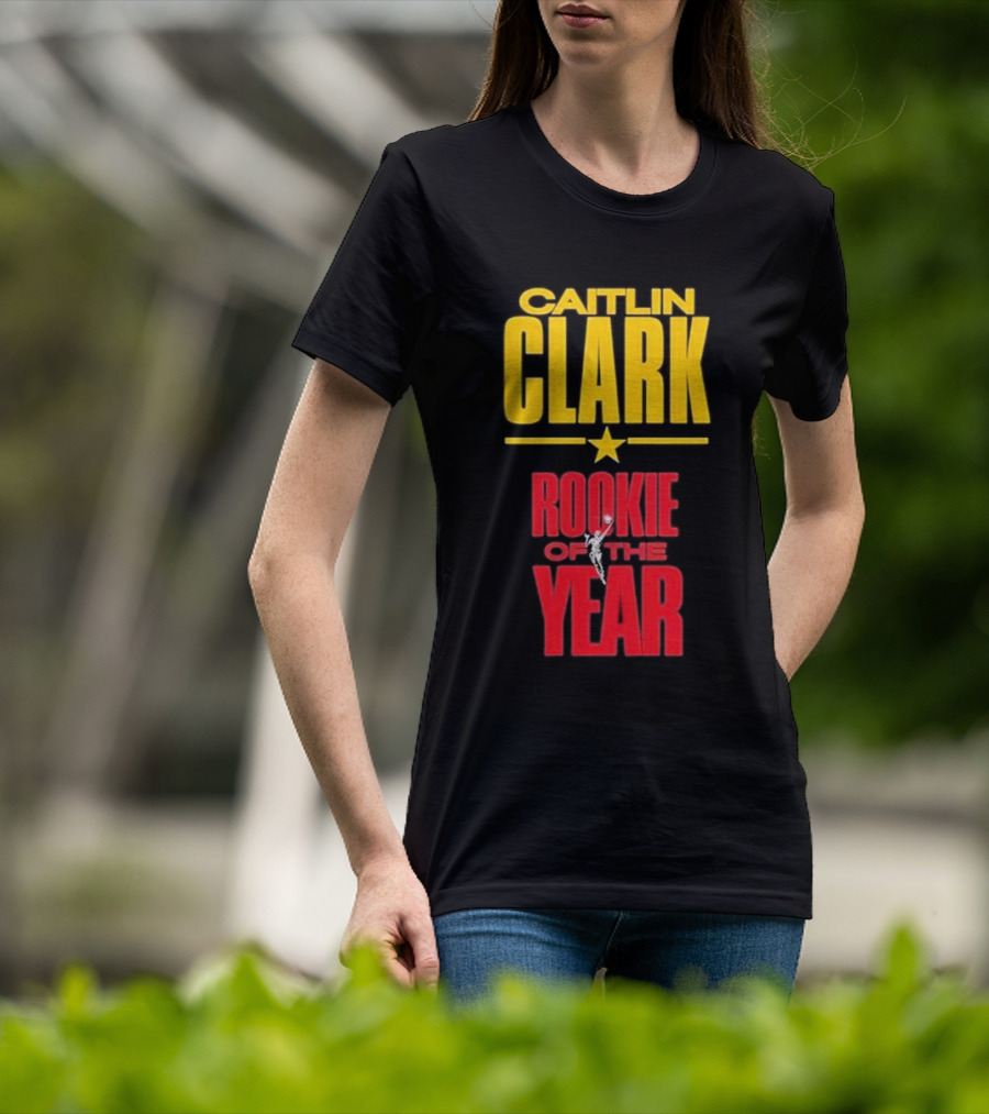 Caitlin Clark Rookie Of The Year Star Athletic Achievement 24 T-Shirt