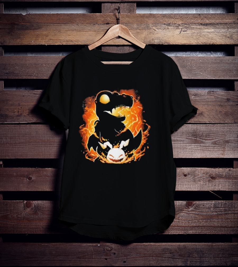 Courage Fire Vallina Fiery Creature T-Shirt
