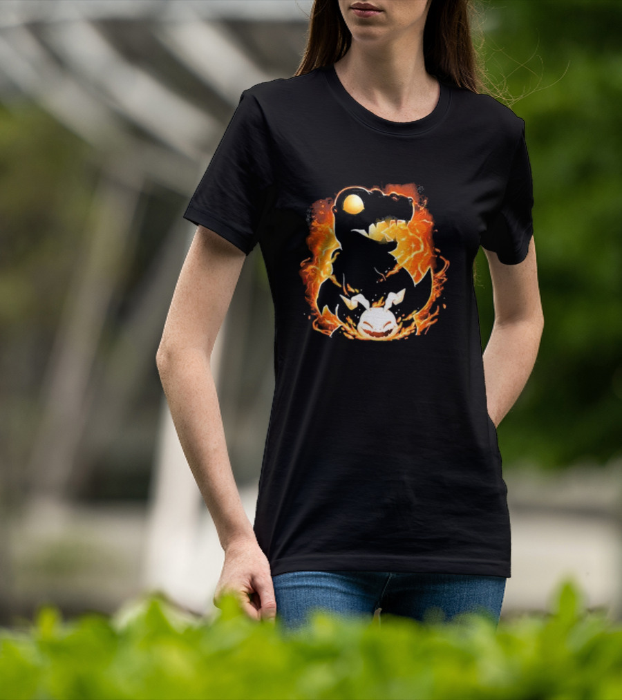Courage Fire Vallina Fiery Creature T-Shirt
