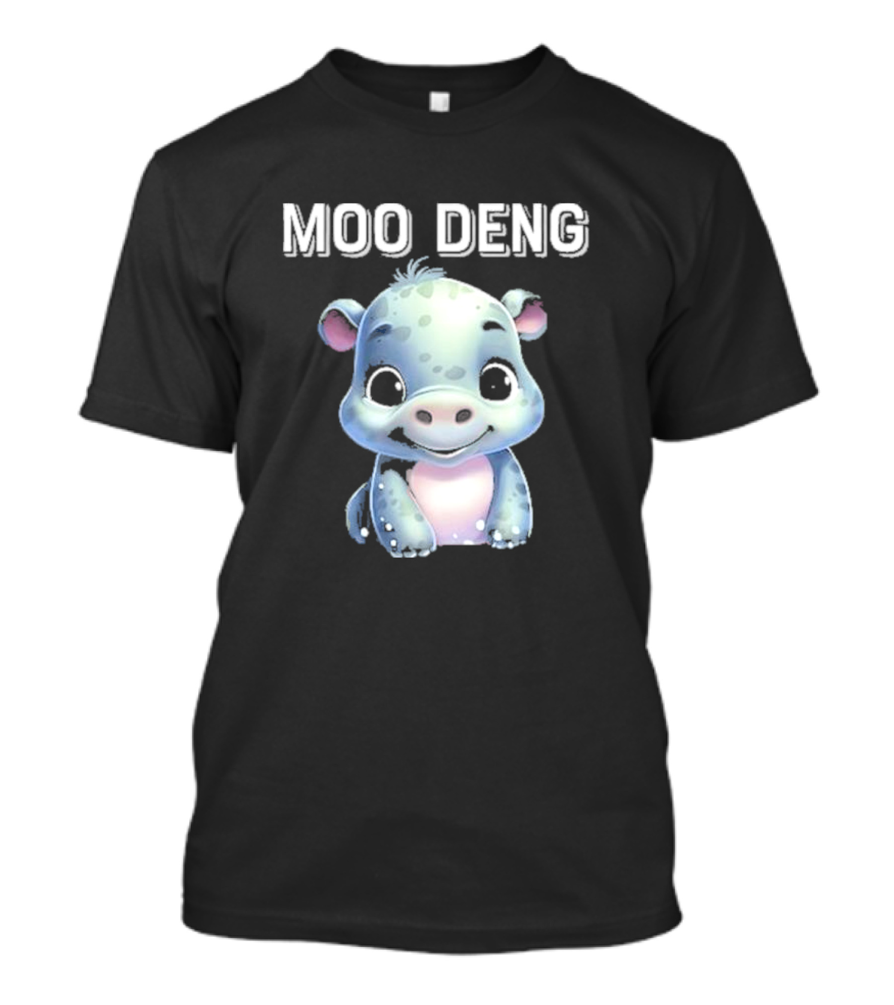 Moo Deng Cute Funny Hippopotamus T-Shirt