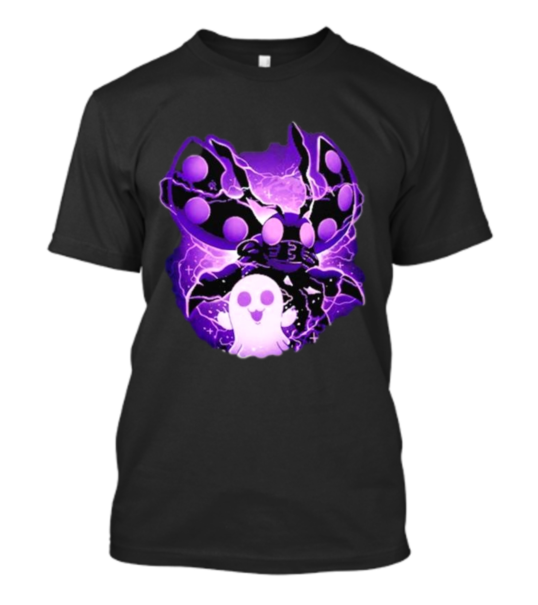 Digi Intelligence Vanilla Moth And Ghost Lightning Purple Aesthetic T-Shirt