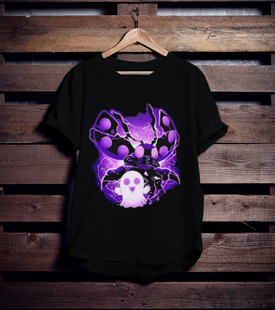 Digi Intelligence Vanilla Moth And Ghost Lightning Purple Aesthetic T-Shirt