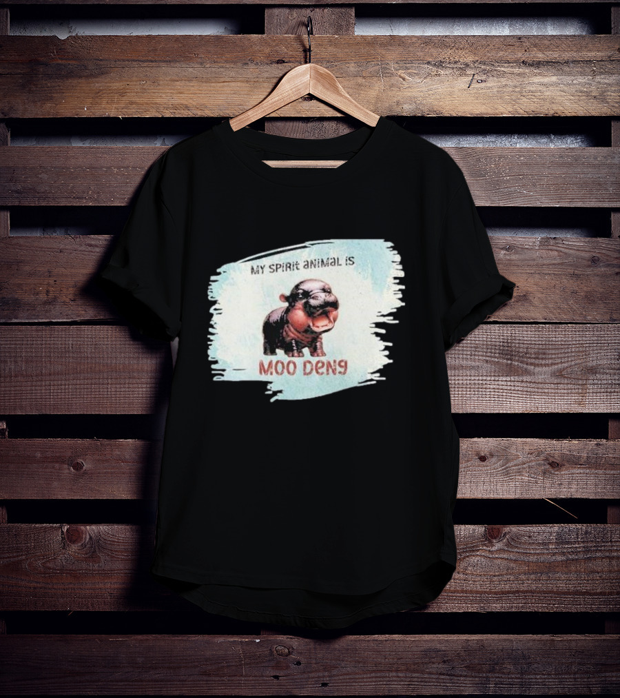My Spirit Animal Is Moo Deng Hippopotamus T-Shirt