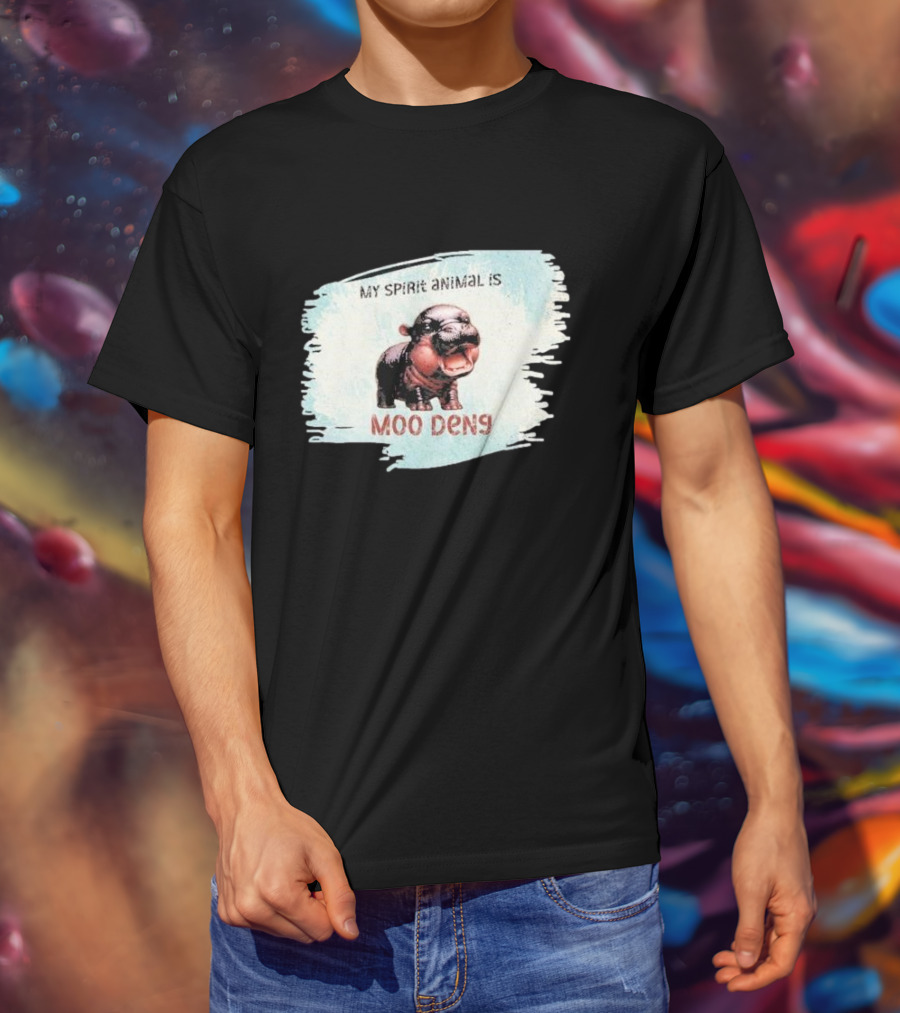 My Spirit Animal Is Moo Deng Hippopotamus T-Shirt