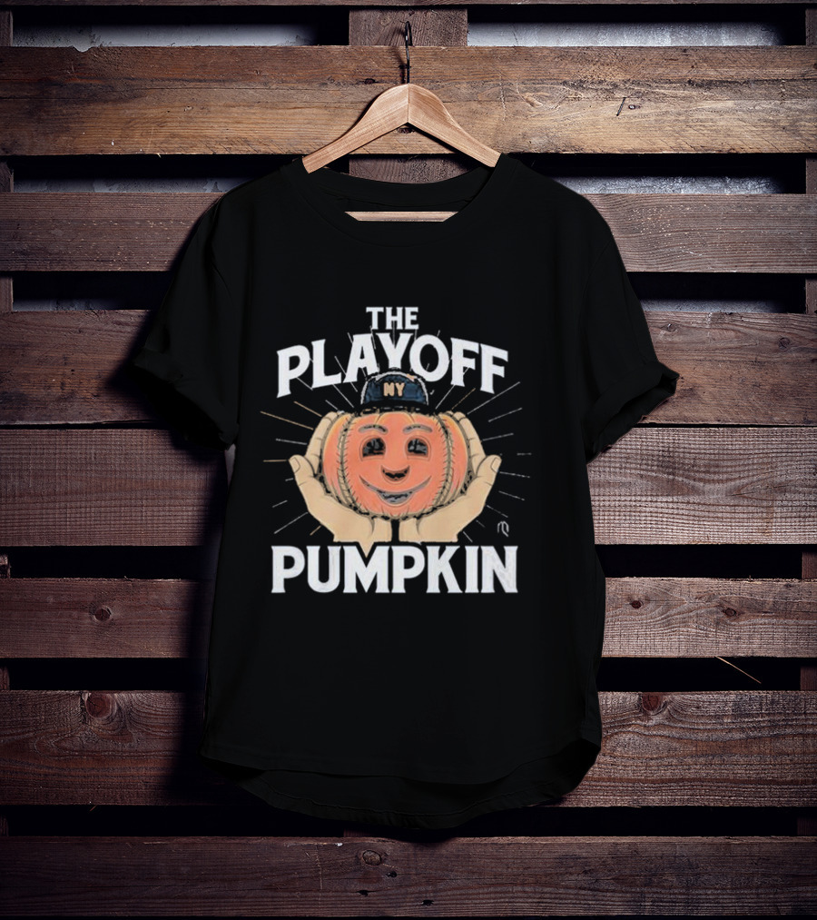 Pete Alonso New York Mets The Playoff Pumpkin NY Cap Baseball T-Shirt
