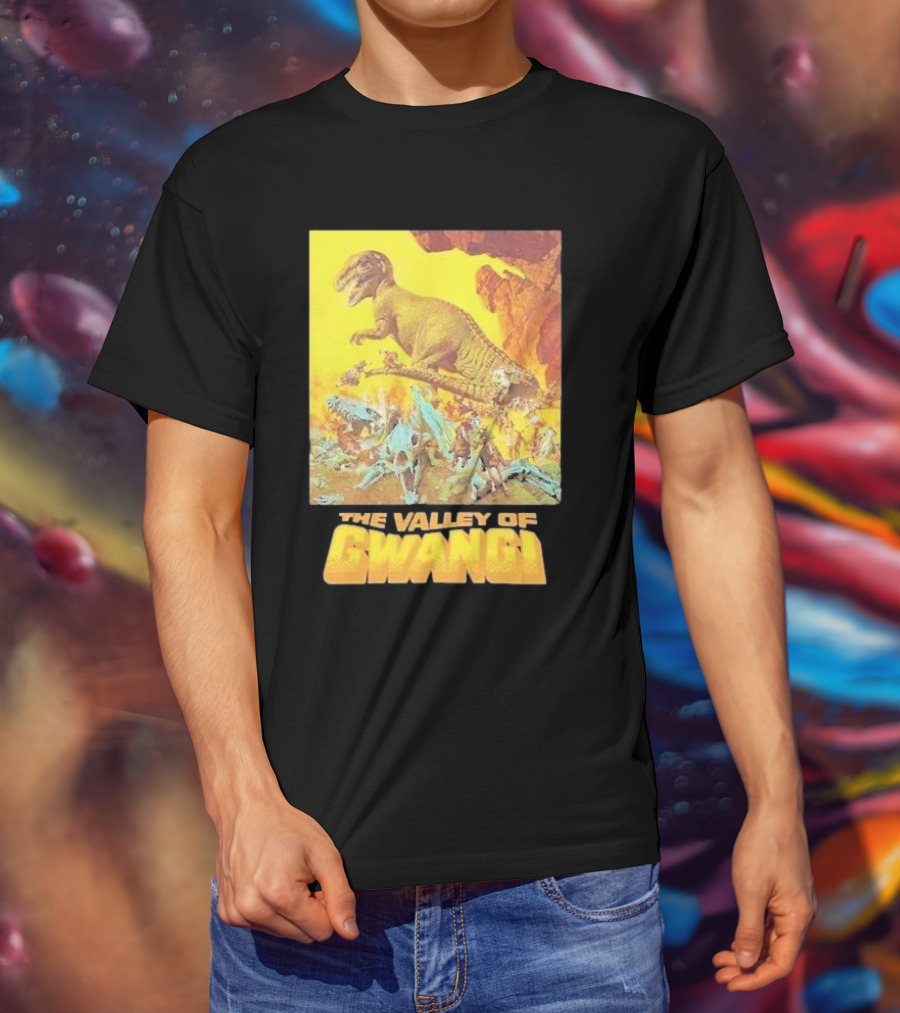 The Valley Of Gwangi Dinosaur Adventure Scene T-Shirt