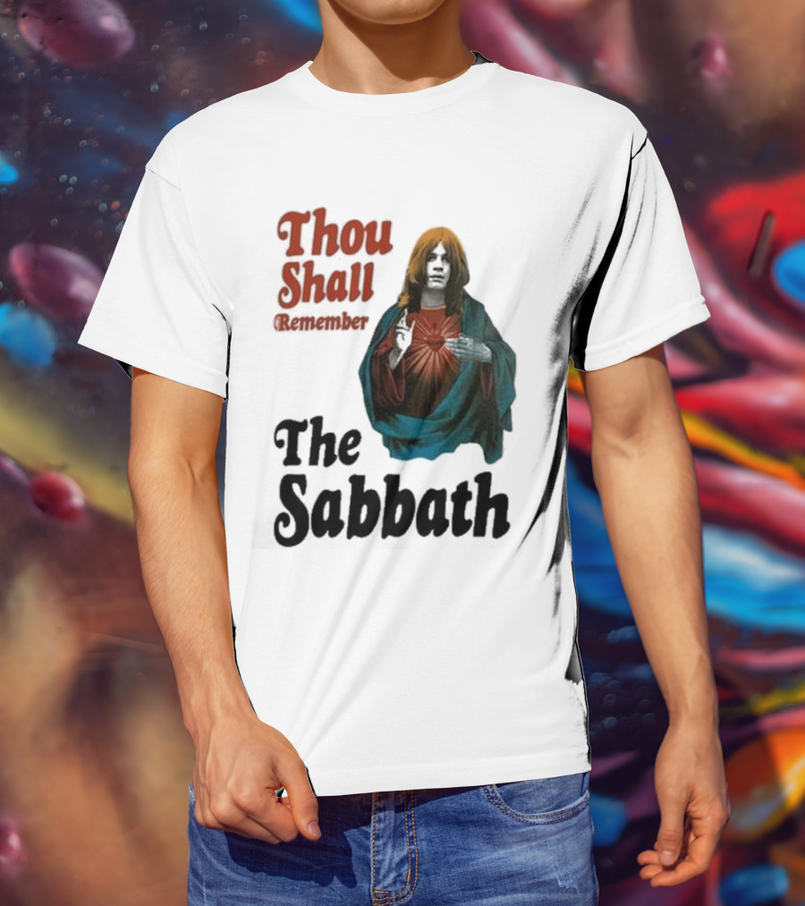 Thou Shall Remember The Sabbath Black Sabbath T-Shirt