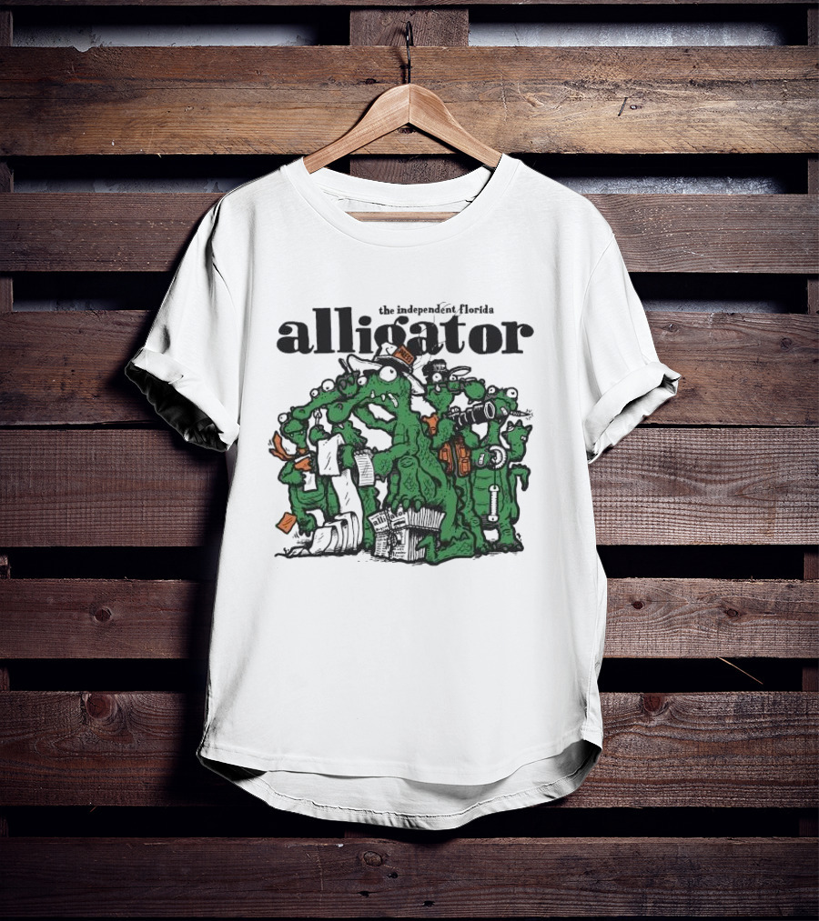 The Independent Florida Alligator Journalism Team Cartoon T-Shirt