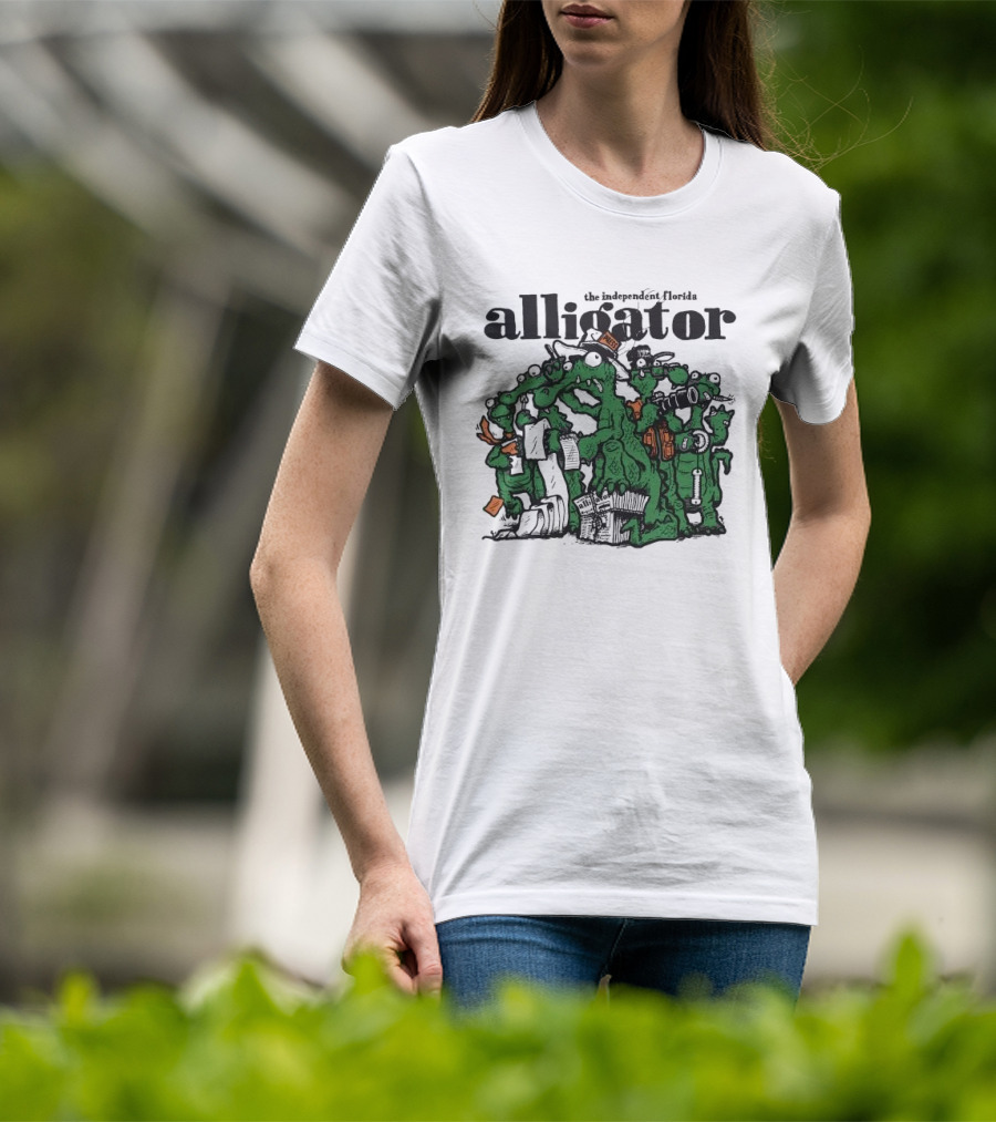 The Independent Florida Alligator Journalism Team Cartoon T-Shirt