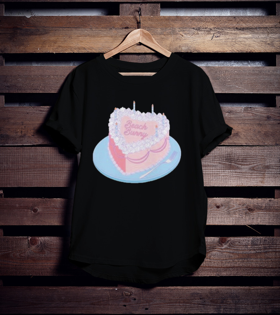 Beach Bunny Heart-Shaped Cake Clueless T-Shirt