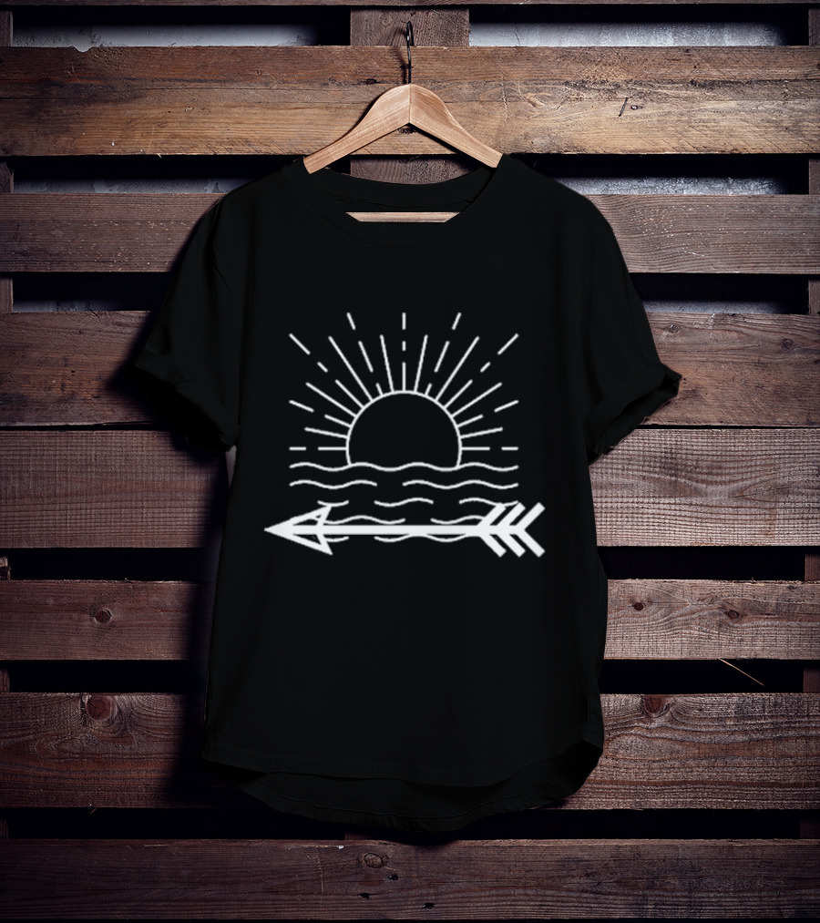 Best Arrow Sun With Radiant Waves T-Shirt