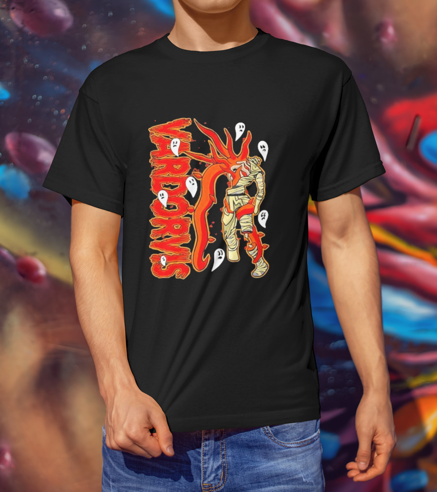 Vardorvis Mummy With Ghosts Foxes T-Shirt