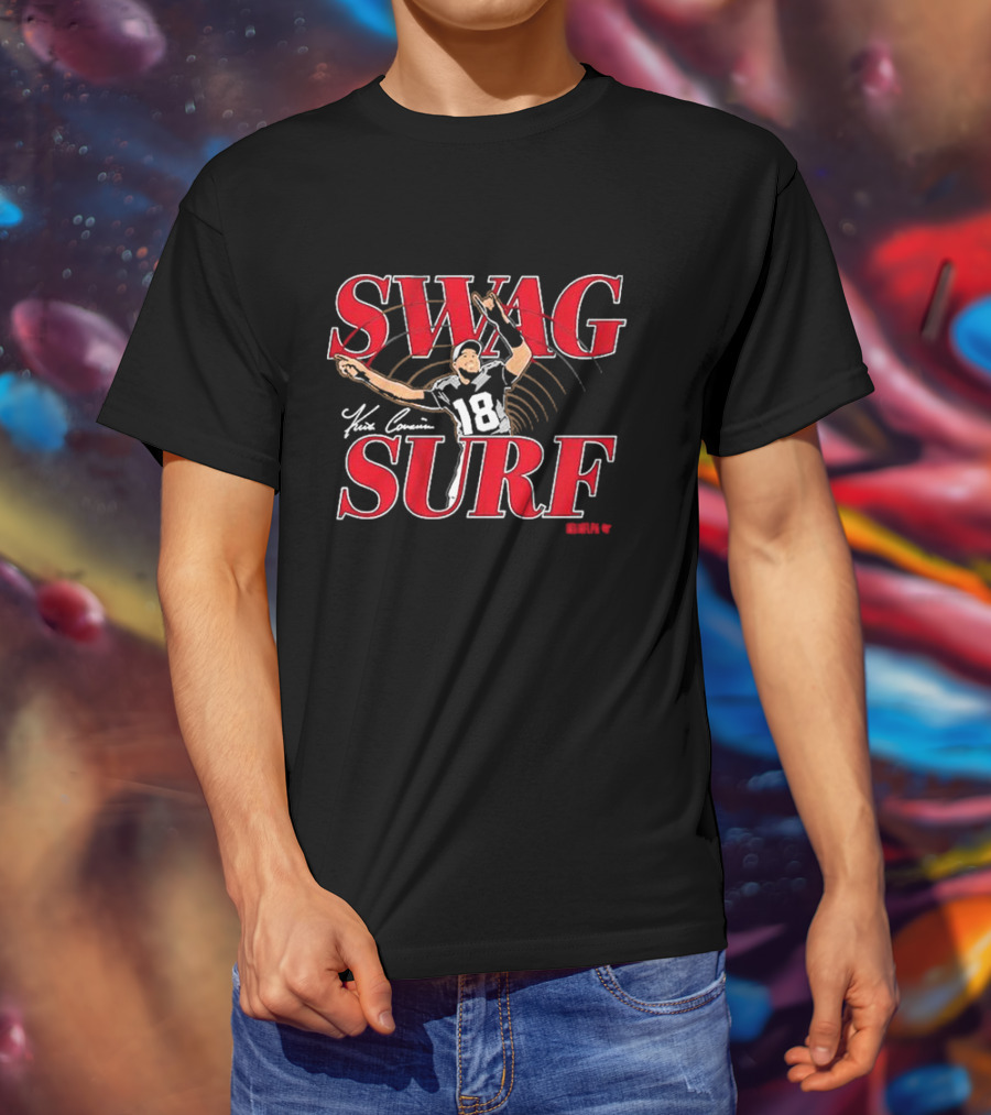 Kirk Cousins Swag Surf 18 Signature T-Shirt