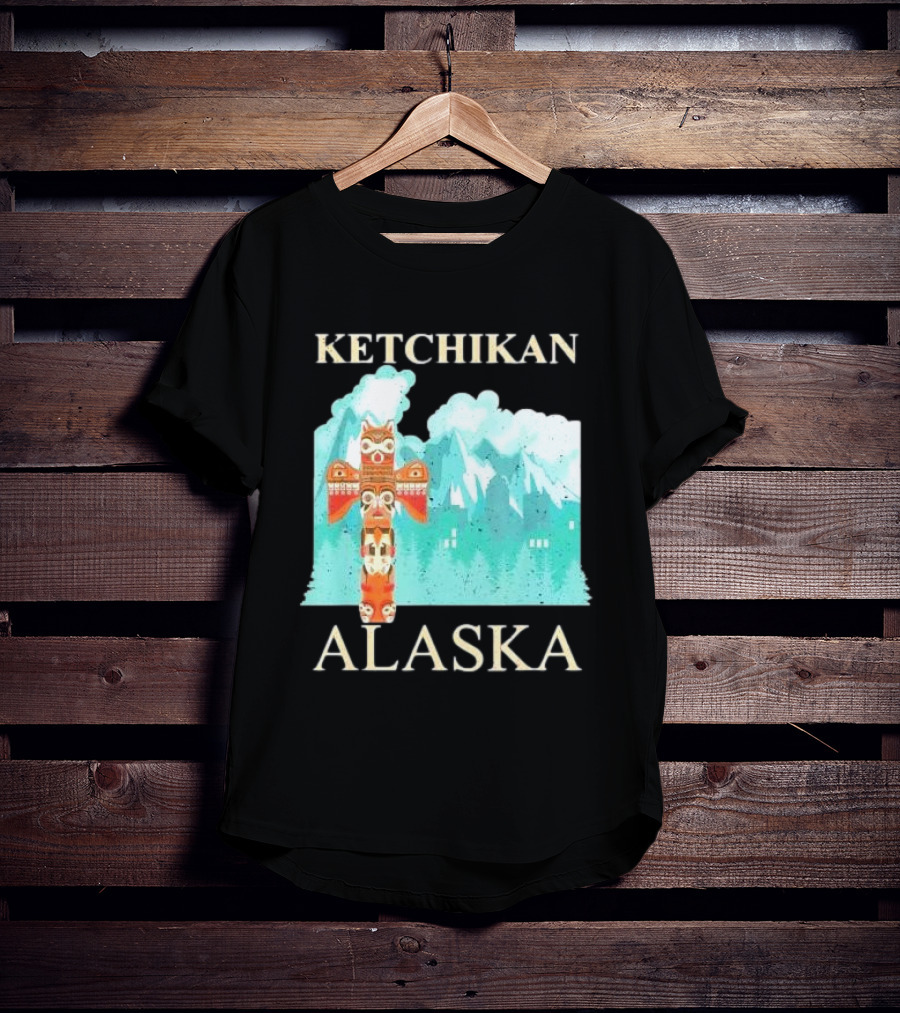 Ketchikan Alaska Native American Indian Totem T-Shirt