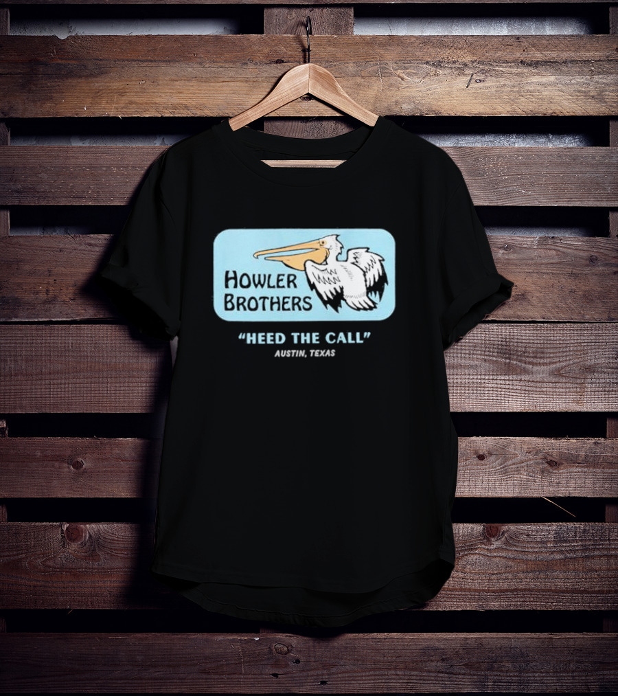 Howler Brothers Pelican Logo Heed The Call Austin Texas T-Shirt