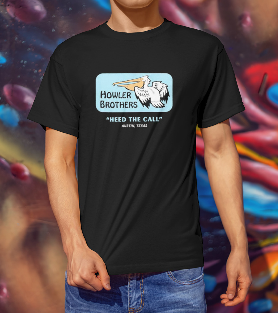 Howler Brothers Pelican Logo Heed The Call Austin Texas T-Shirt