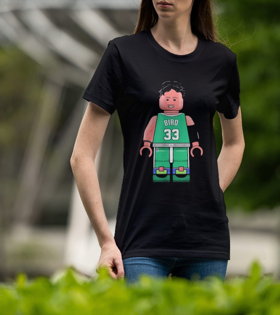 Larry Bird Lego Christmas 33 Basketball Player T-Shirt