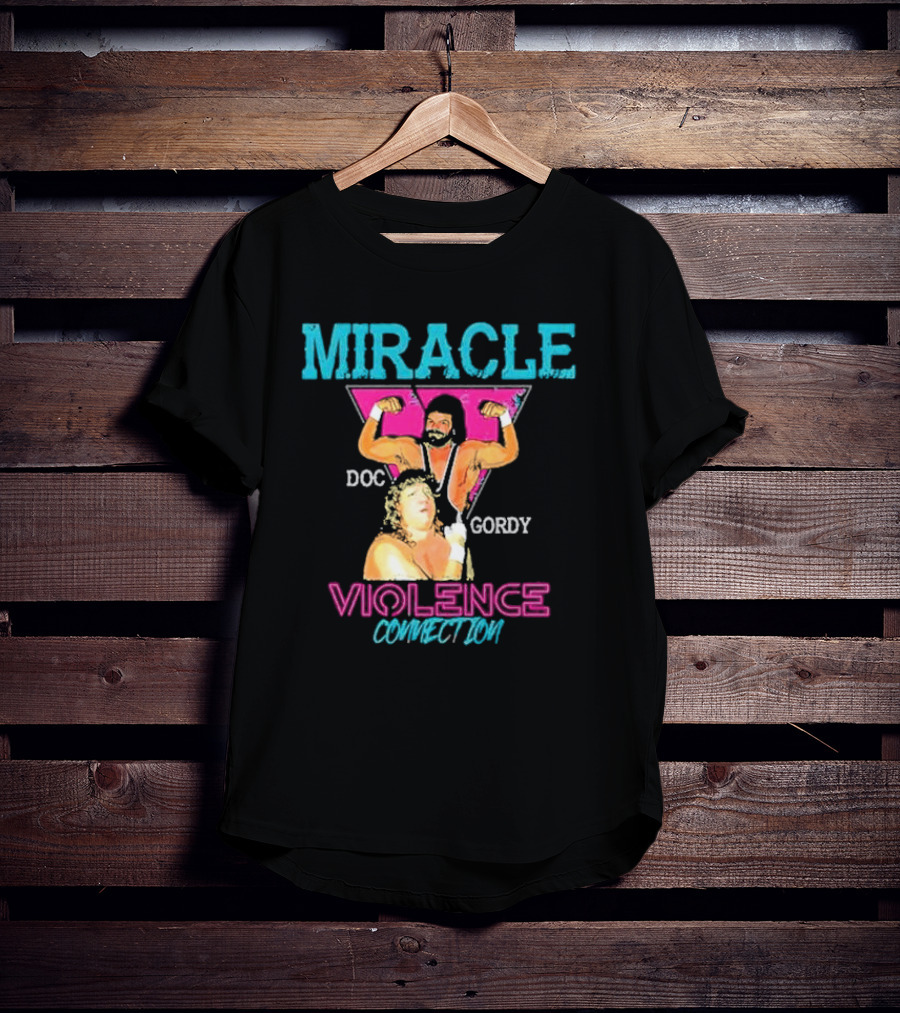 Miracle Violence Connection Doc Gordy Wrestling Icons T-Shirt